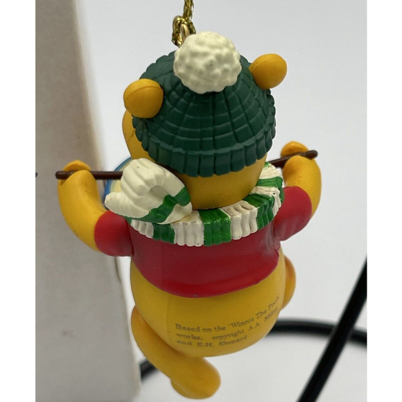 Disney Christmas Magic Ornaments W/Box  Woody Buzz Winnie Simba Set/4 - Picture 9 of 12